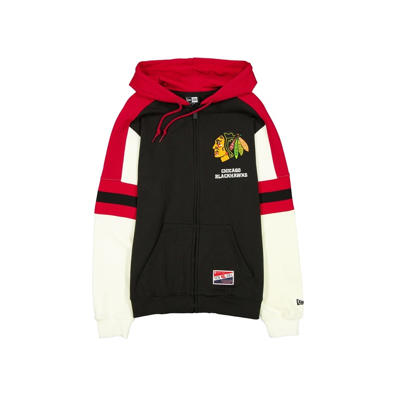 Chicago Blackhawks Throwback Zipper Hoodie S