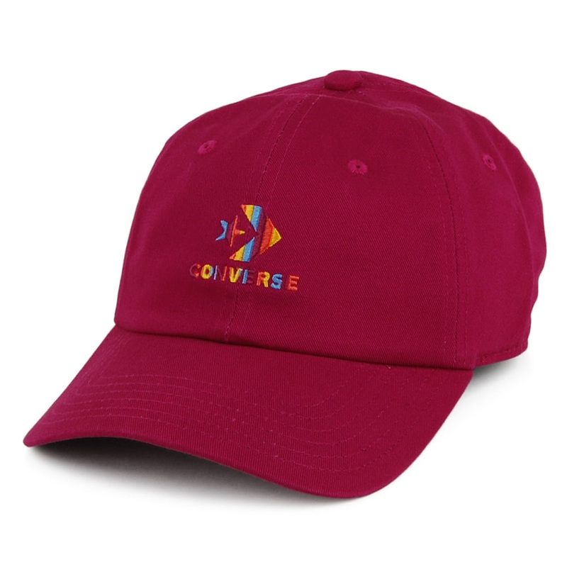 Converse Rainbow Lock Up Baseball Cap – Rose Adjustable