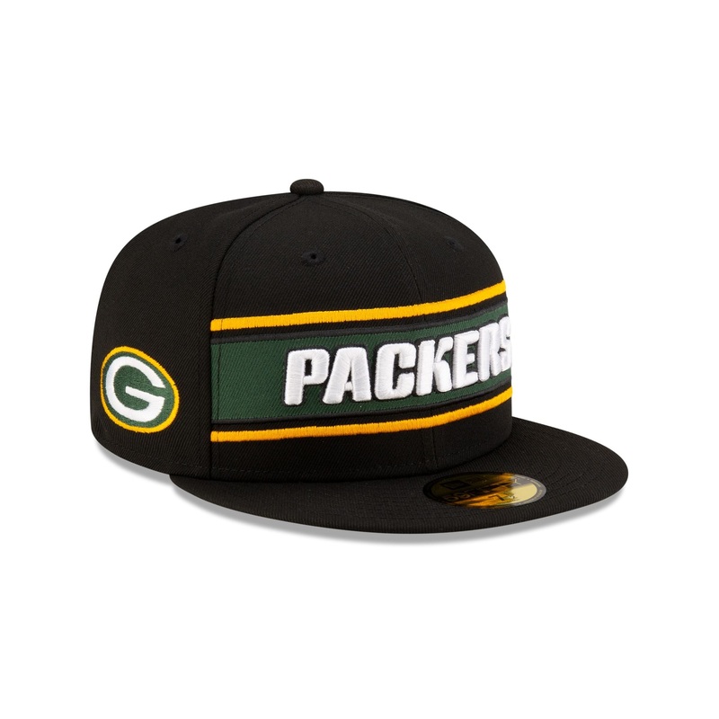 Green Bay Packers 2024 Sideline Black 59FIFTY Fitted Hat 7