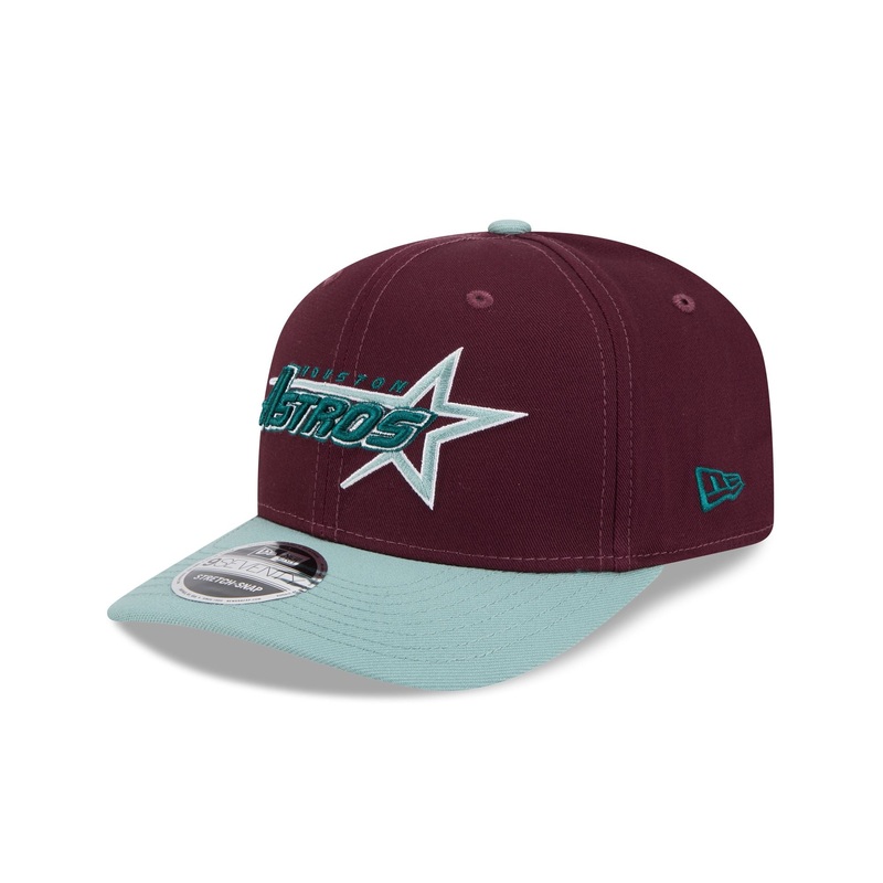 Houston Astros Maroon 9SEVENTY Stretch-Snap Hat One Size