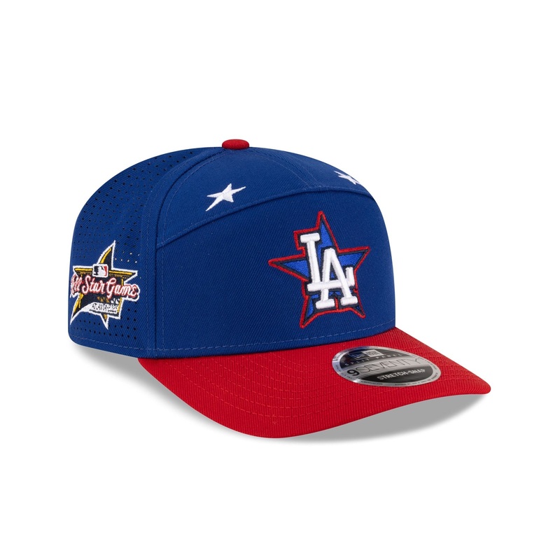 Los Angeles Dodgers 2025 All-Star Game Workout Split Panel 9SEVENTY Stretch-Snap Hat One Size
