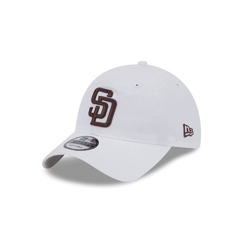 San Diego Padres White 9TWENTY Adjustable Hat One Size