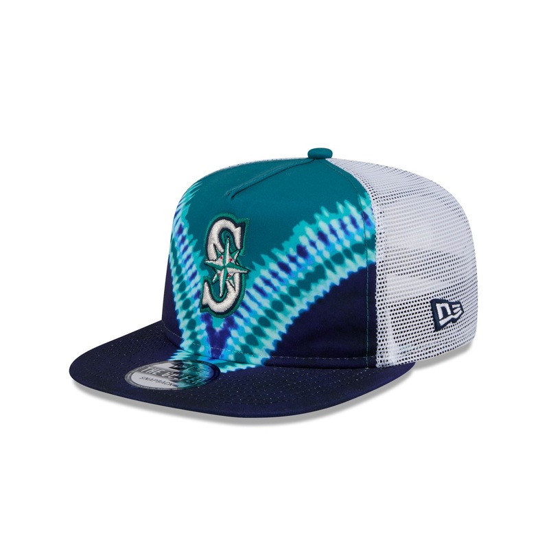 Seattle Mariners Tie-Dye Golfer Hat One Size