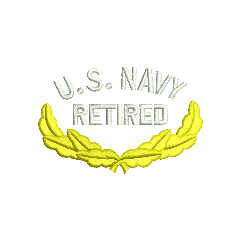 US Navy Retired Emblem Default Title One Size