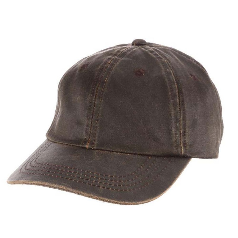 Weathered Cotton Baseball Cap, Water Repellent – DPC Outdoor Hat Brown OS