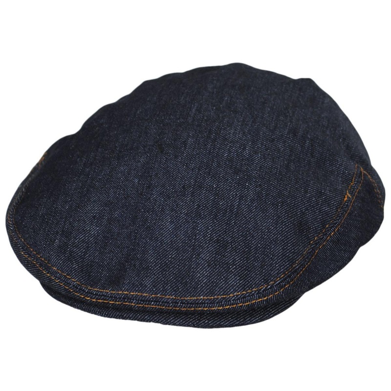 Wholesale Denim Cotton Ivy Cap B2B Pre-Pack DENIM BLUE 1S-3M-4L-3XL-1XXL