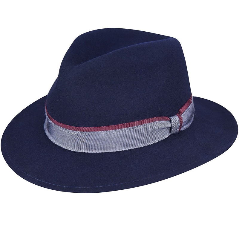 2010 Heritage Collection Pinch Front Fedora Navy S