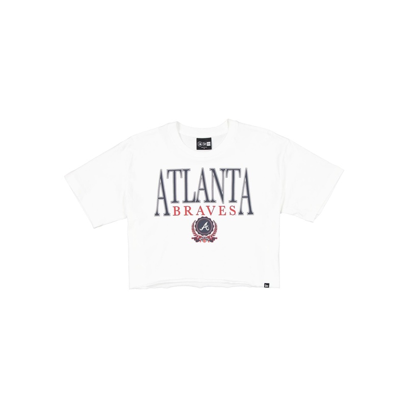 Atlanta Braves Throwback Prep Women’s Cropped T-Shirt XS