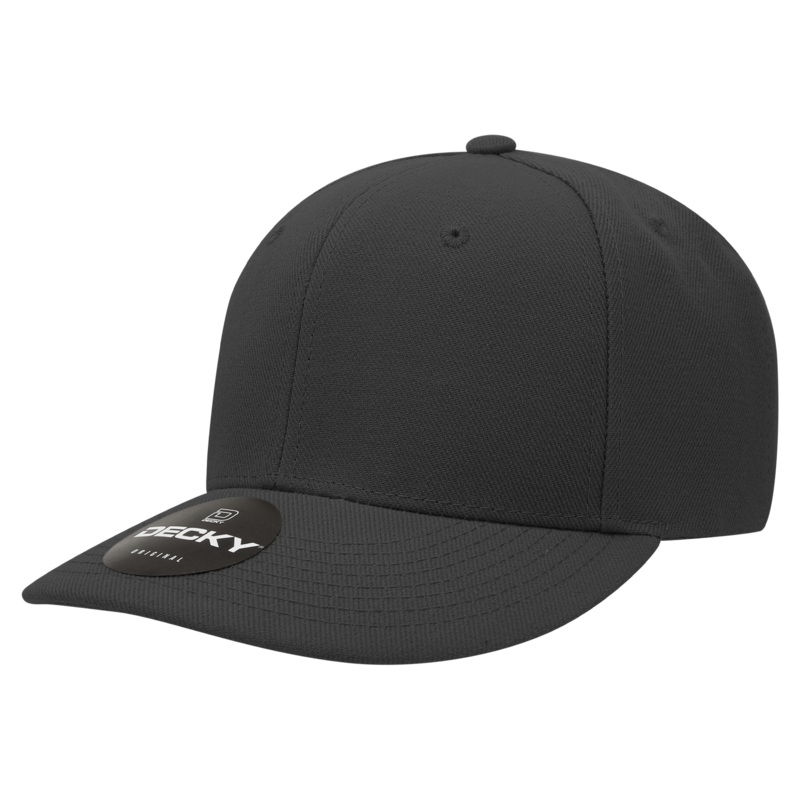 Decky 6035 – Basic Mid Profile Baseball Hat Black