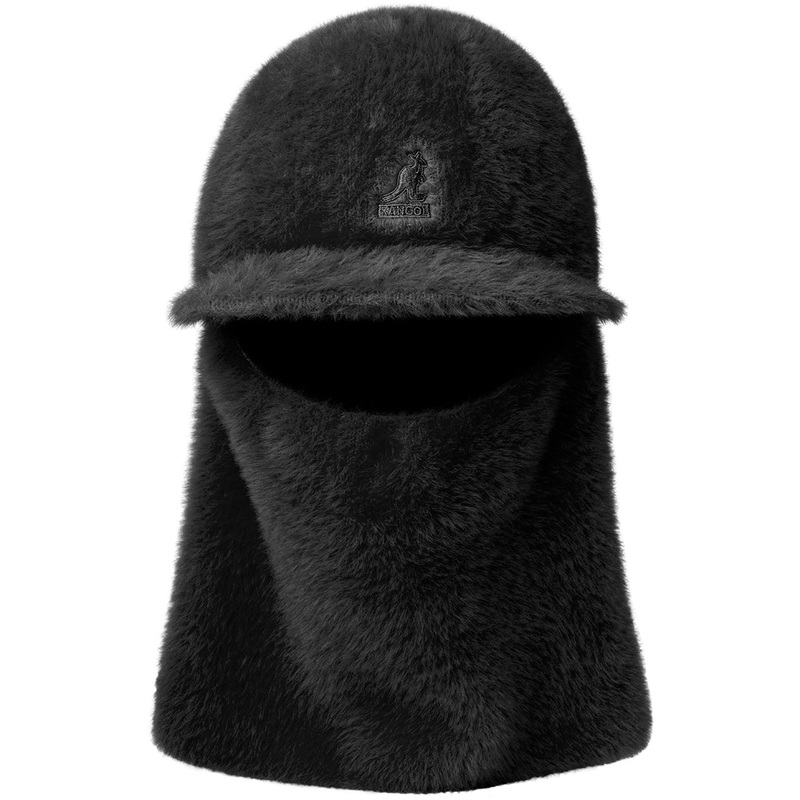 Faux Fur Balaclava Black 1SFM