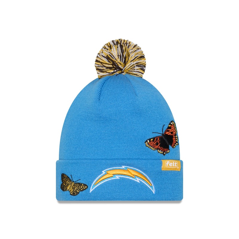 FELT x Los Angeles Chargers Pom Knit Hat One Size