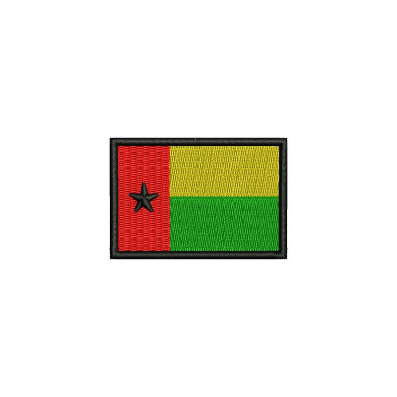 Guinea Bissau Rectangel Flag Default Title One Size