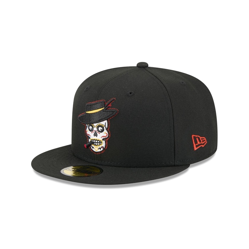 Inland Empire 66ers Theme Night Black 59FIFTY Fitted Hat 7