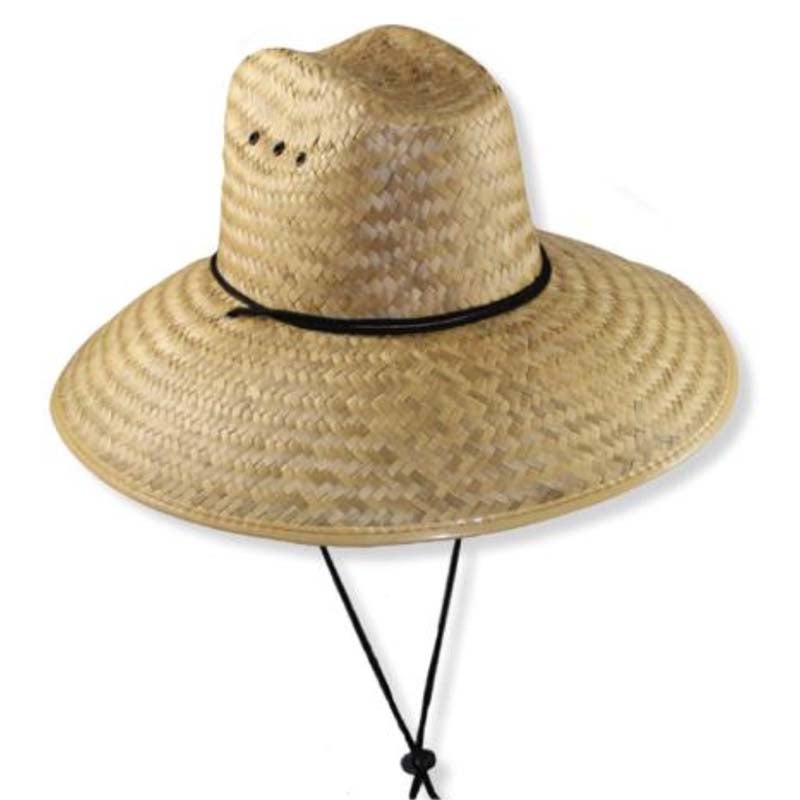 Large Size Straw Lifeguard Hat – JSA Sun Hats Natural Large (59 cm)