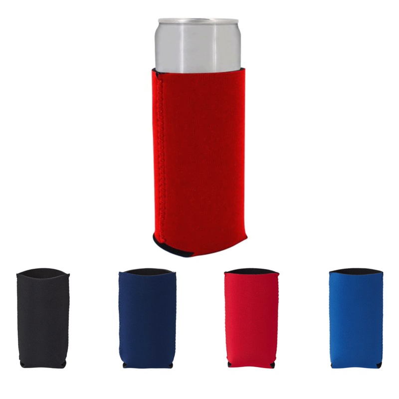 Liberty Bags 12 oz. Neoprene Slim Can and Bottle Holder, Beverage Cooler – FT007SC Black
