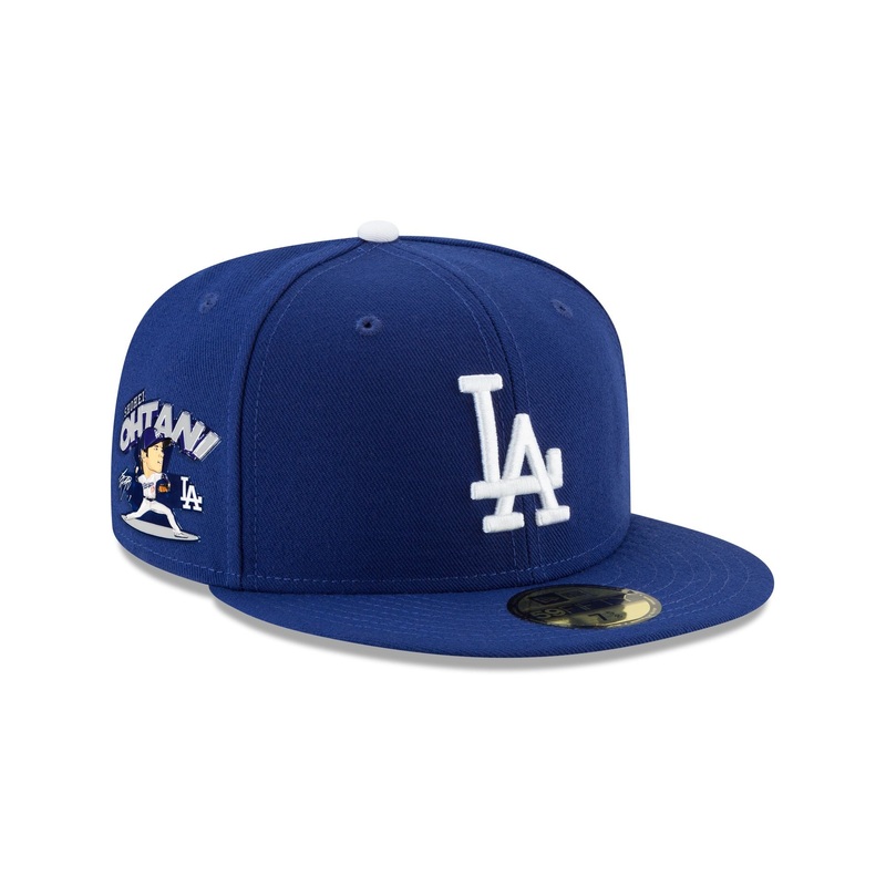 Los Angeles Dodgers Shohei Ohtani Pitching 59FIFTY Fitted Hat 7