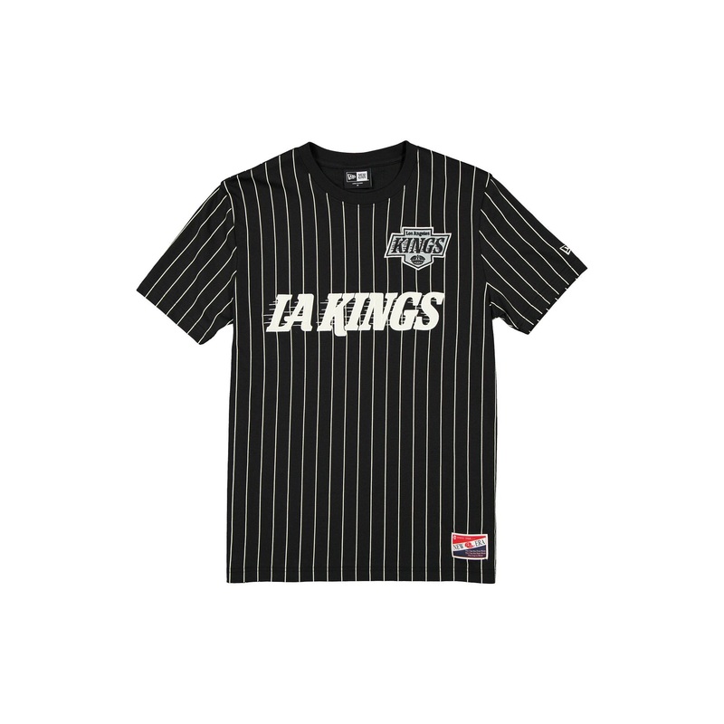 Los Angeles Kings Throwback Pinstripe Wordmark T-Shirt S