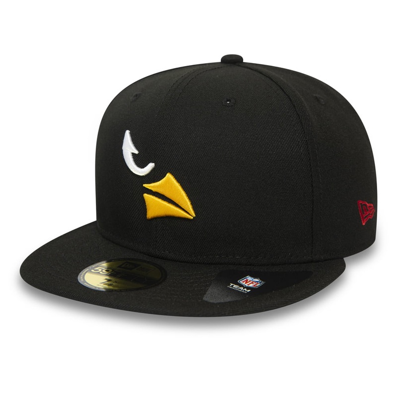 New Era 59FIFTY Arizona Cardinals Baseball Cap – NFL Team Tonal Shadow Logo – Black 7