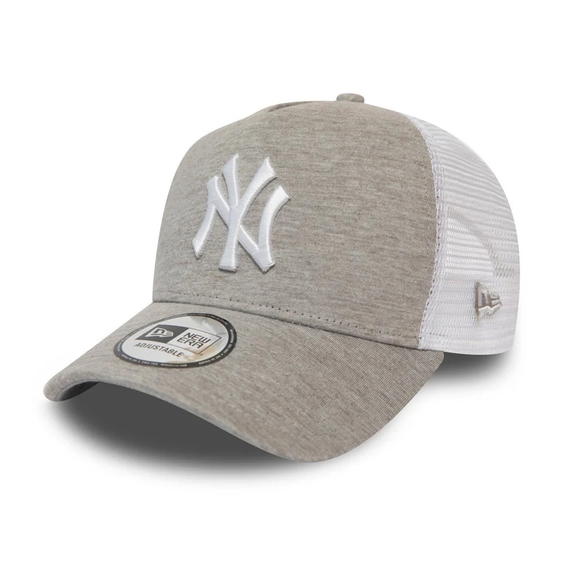 New Era 9FORTY New York Yankees A-Frame Trucker Cap – MLB Jersey Essential – Graphite Adjustable