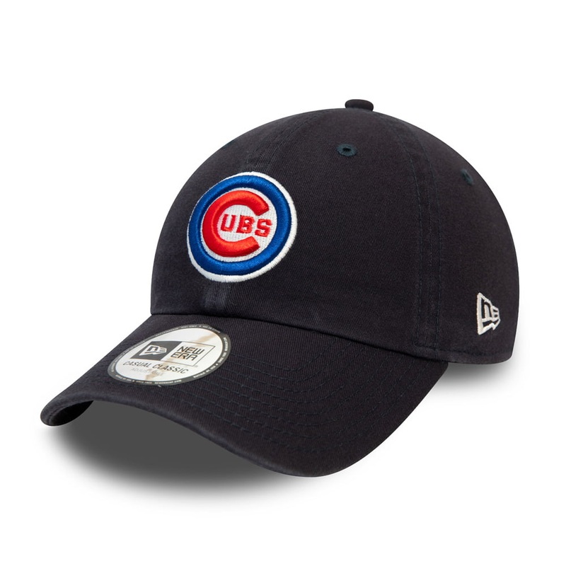 New Era 9TWENTY Chicago Cubs Baseball Cap – MLB League Essential CC – Navy Blue Adjustable