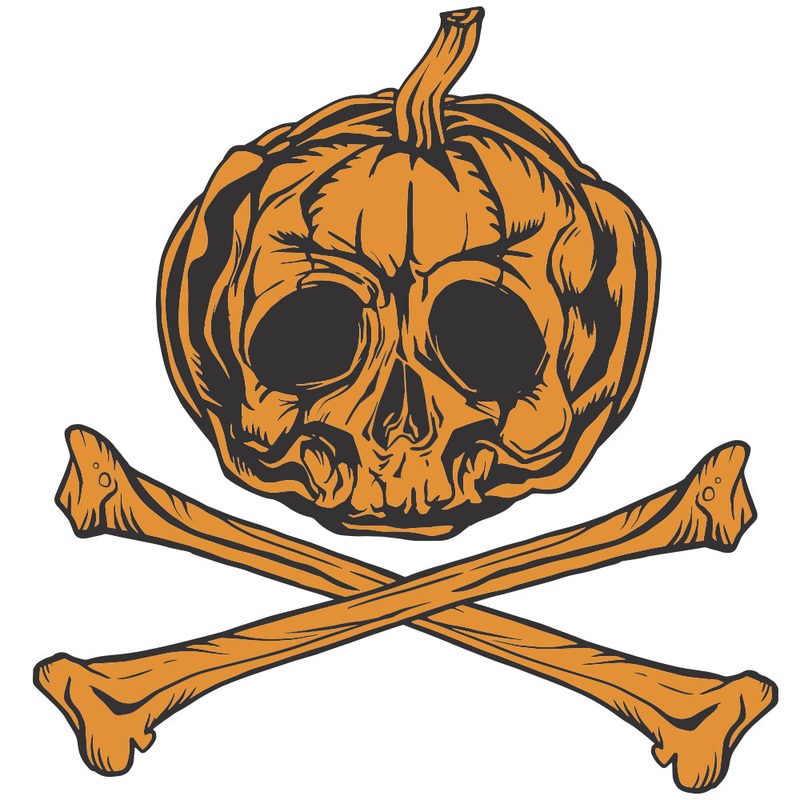 Pumpkin Skull Default Title One Size