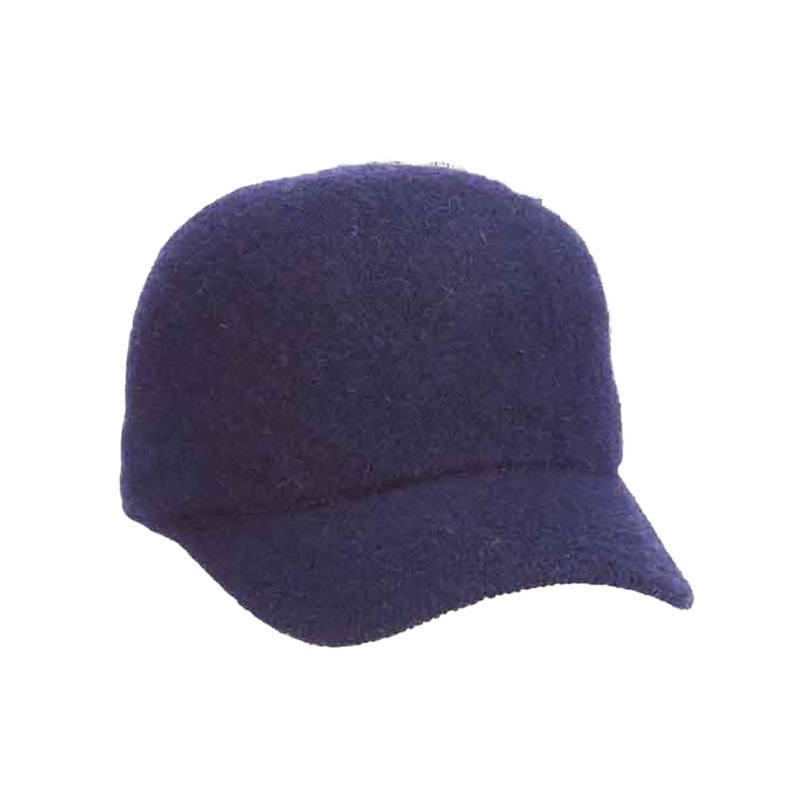 Winter Cap Knit Wool Hat – Scala Collezione Navy Medium (57 cm)