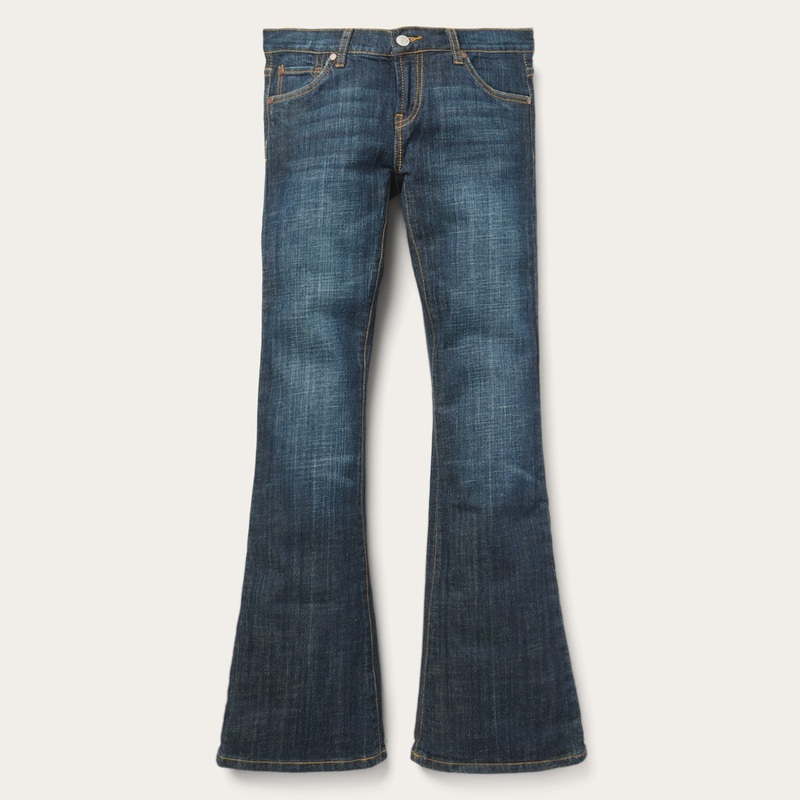 816 Classic Boot Cut Jeans In Dark Wash Blue 00 R