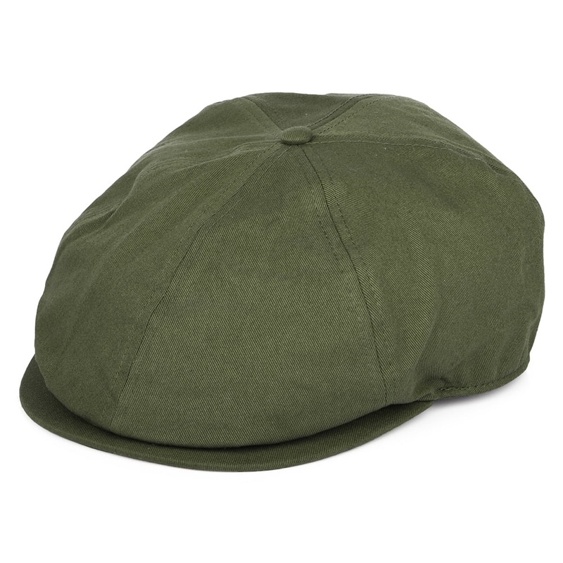 Barbour Hats Finnean Cotton Newsboy Cap – Olive S