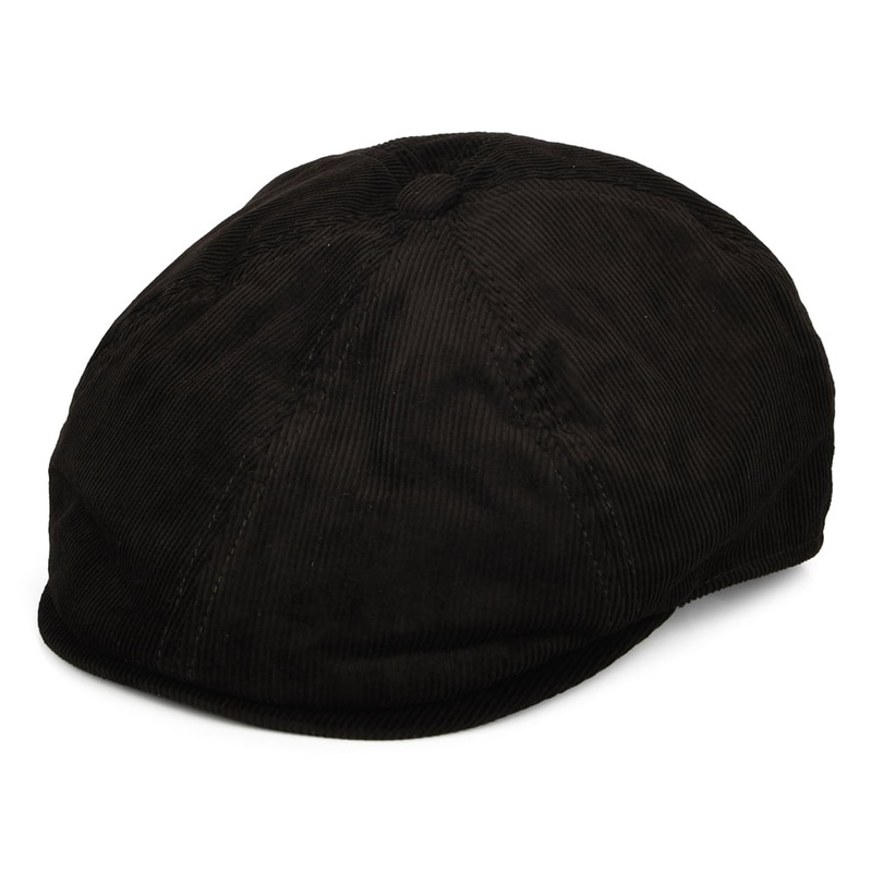 Barbour Hats Nelson Cotton Corduroy Newsboy Cap – Dark Olive S