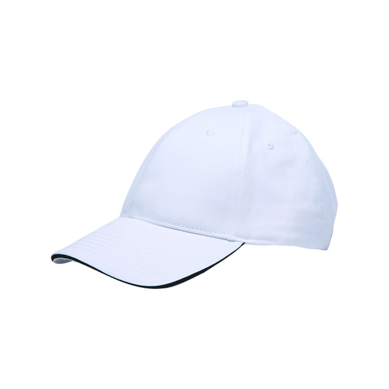 Bayside 3621 USA Made Structured Brush Cap Tan/Navy