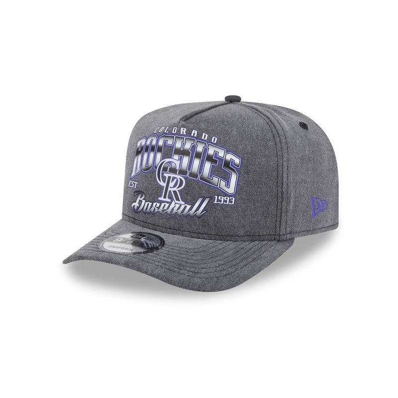 Colorado Rockies Washed 9FIFTY A-Frame Snapback Hat One Size