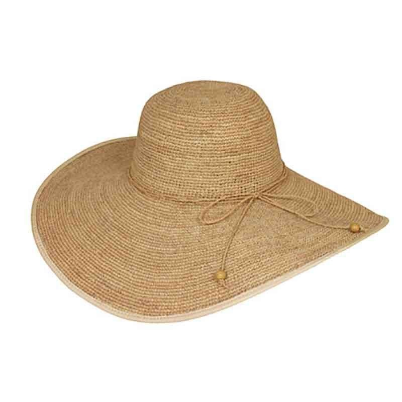 Crochet Raffia Beach Hat Natural