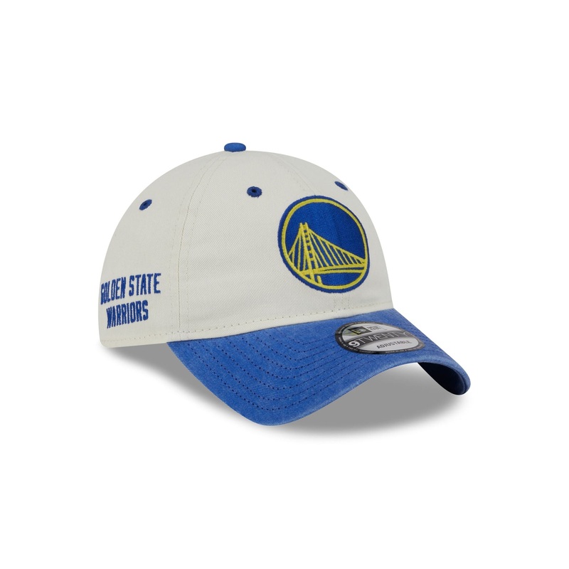 Golden State Warriors Classic Sidescript 9TWENTY Adjustable Hat One Size
