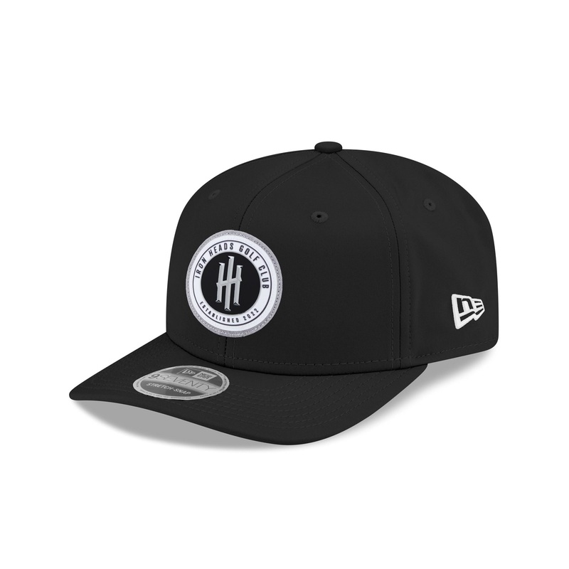 Iron Heads GC Black 9SEVENTY Stretch-Snap Hat One Size