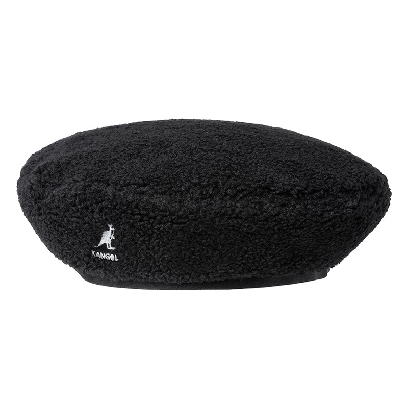 Kangol Plush Beret – Black Small/Medium
