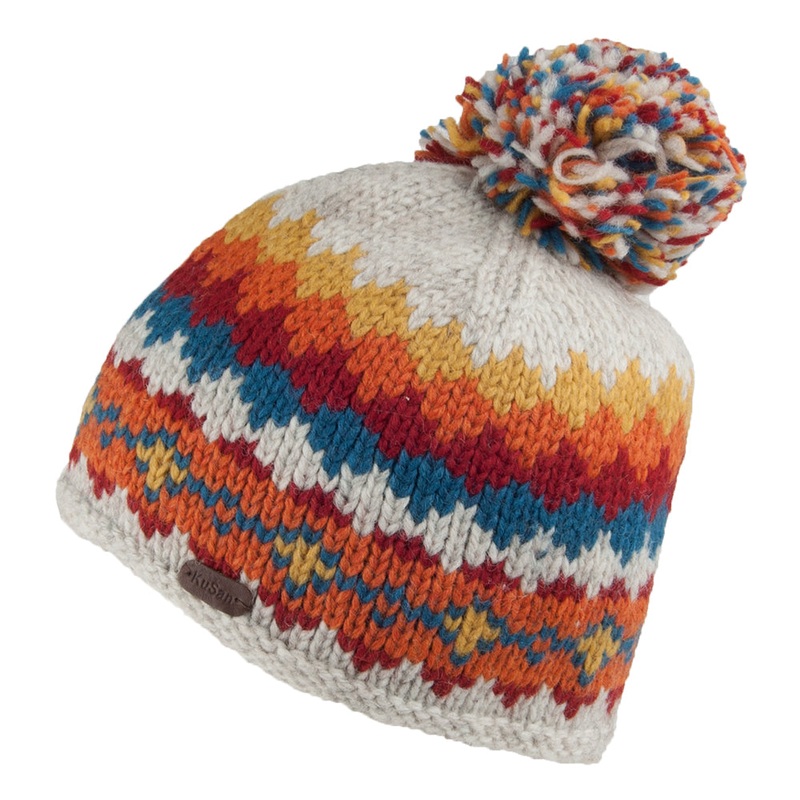 Kusan Short Bobble Hat – Multi-Coloured 1-Size