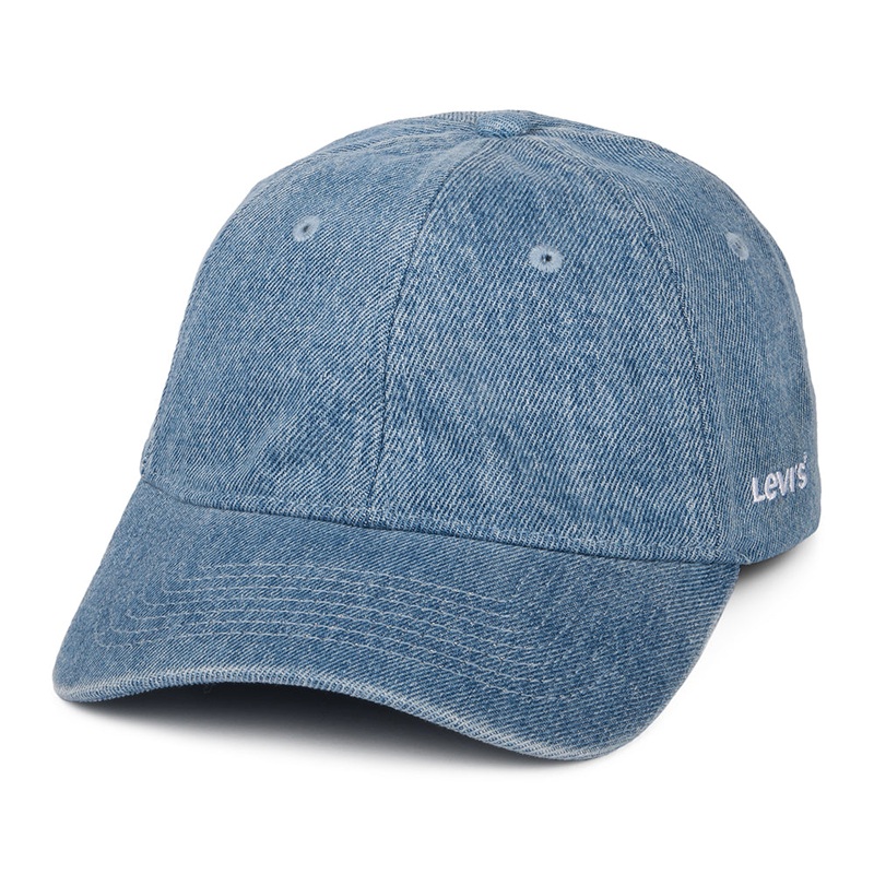 Levi’s Hats Essential Denim Baseball Cap – Light Blue Adjustable