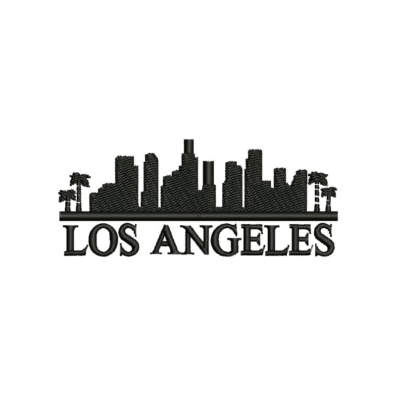 Los Angeles Skyline Shape Default Title One Size