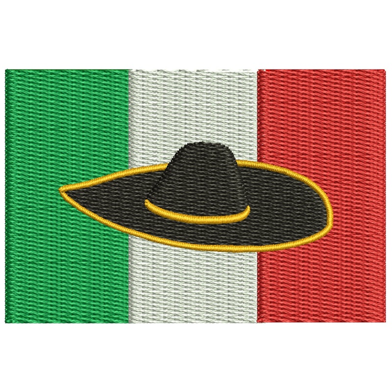 Mexican Flag Sombredo Default Title One Size