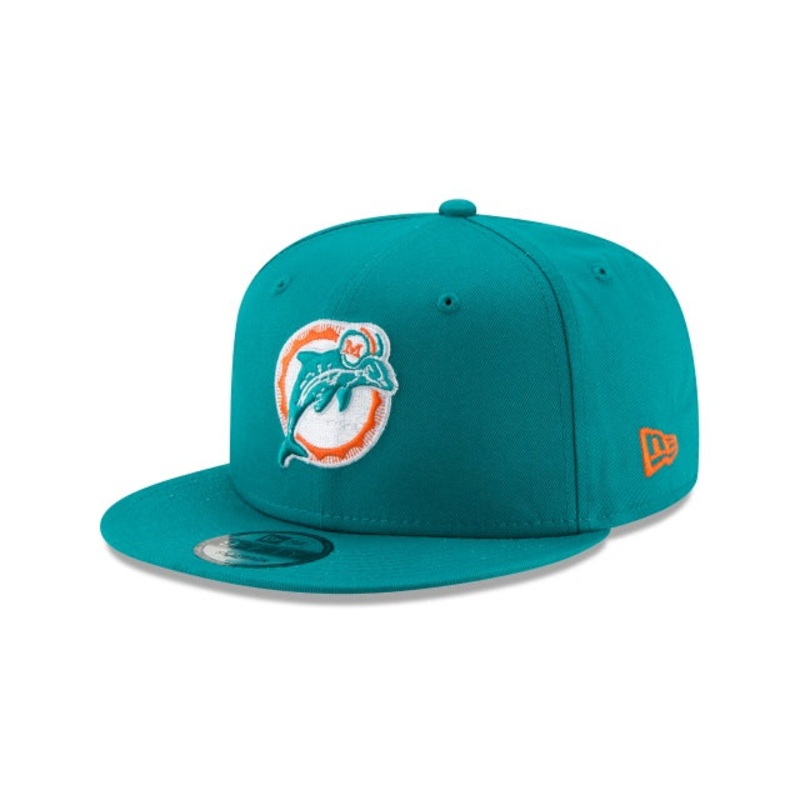 Miami Dolphins Basic 9FIFTY Snapback Hat One Size