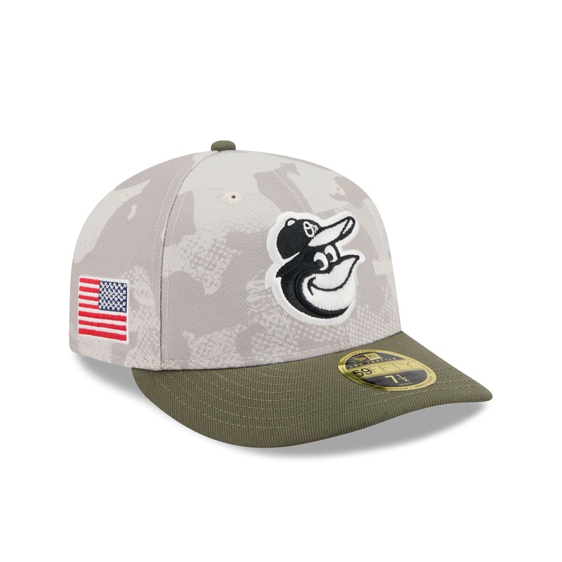 Baltimore Orioles Armed Forces Day 2025 Low Profile 59FIFTY Fitted Hat 7