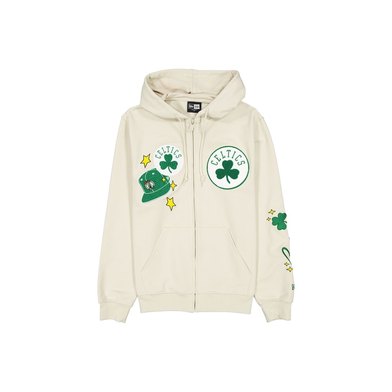 Boston Celtics Stone Logo Select Full-Zip Hoodie S