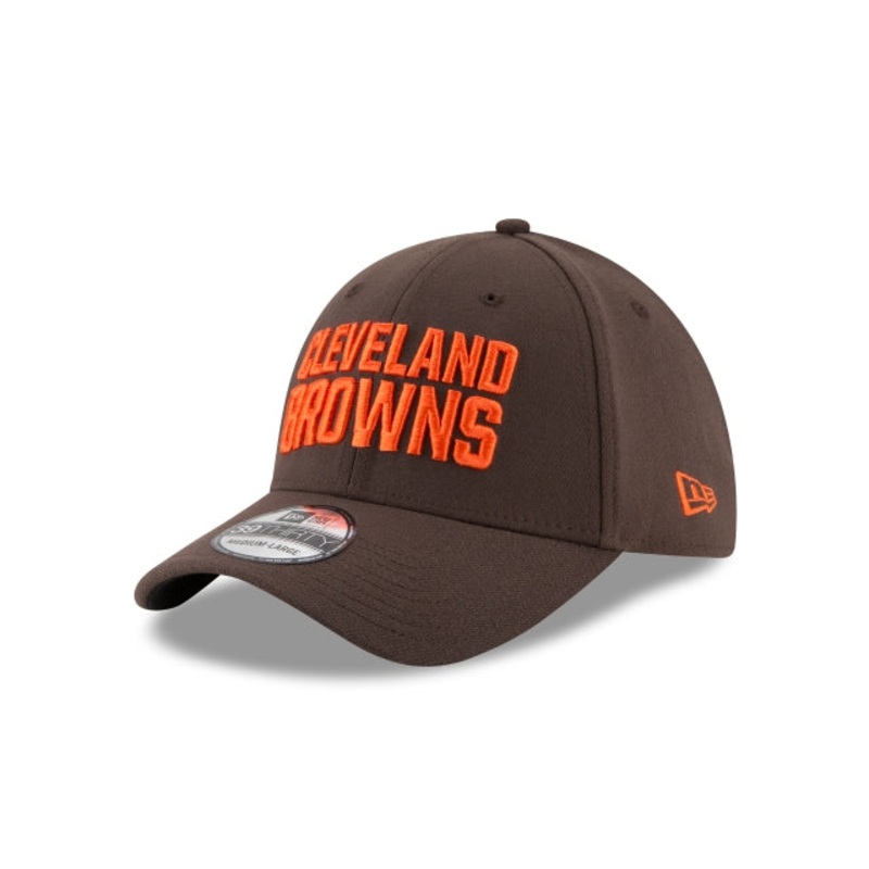 Cleveland Browns Team Classic 39THIRTY Stretch Fit Hat S/M