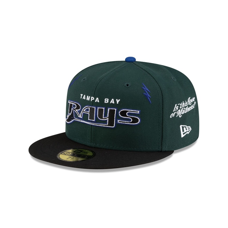 Diet Starts Monday x Tampa Bay Rays Lightening Bolts 59FIFTY Fitted Hat 7