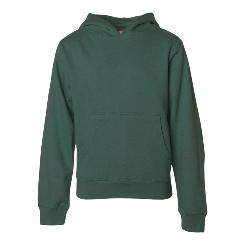 Independent Trading Co SS4001Y Youth Midweight Hooded Sweatshirt White XS