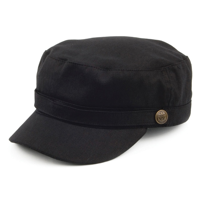 Jaxon & James Herringbone Army Cap Black Wholesale Pack Prepack