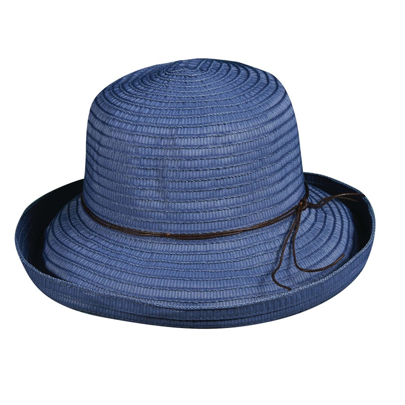 Kettle Brim Ribbon Hat – Scala Collection Hats Beige