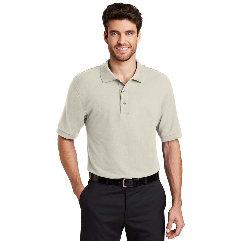 Port Authority K500 Silk Touch Polo – Light Stone Light Stone XS