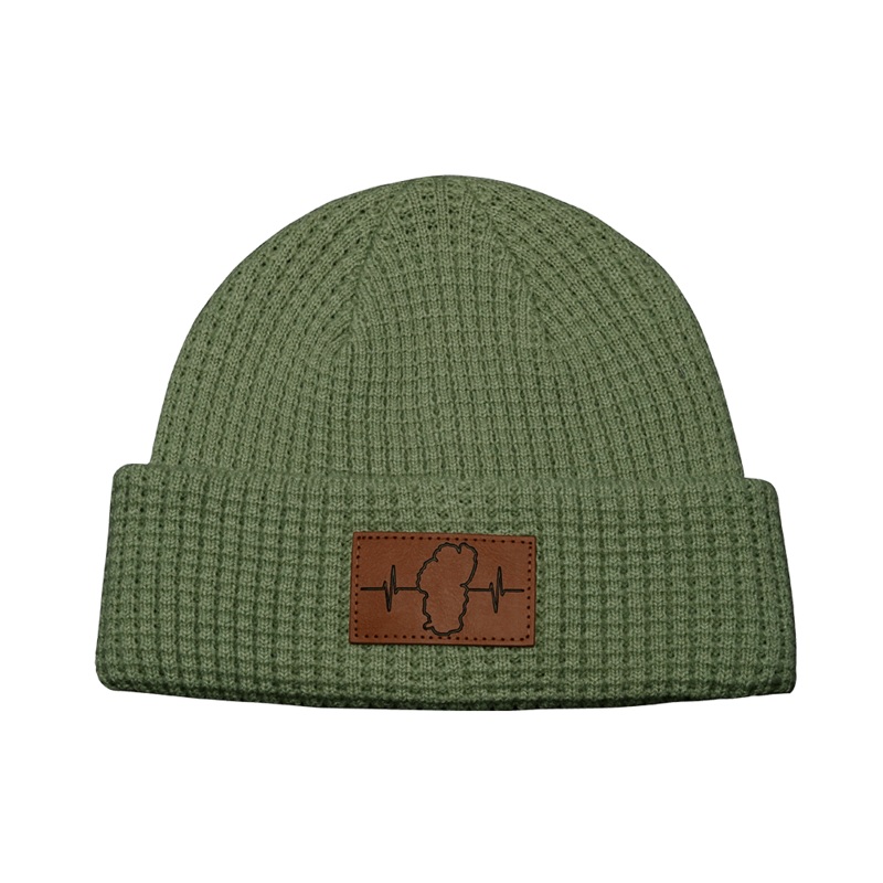 Tahoe Beanie – Waffle Cuff – Mint