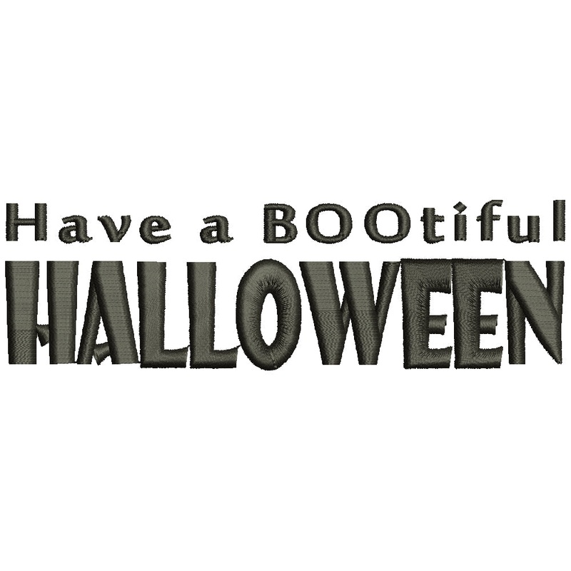 Words of Have a Bootiful Halloween Default Title One Size
